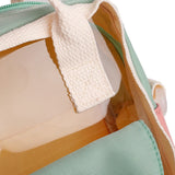 Transparent Women Nylon Backpacks PVC Female School Bag for teenage girls