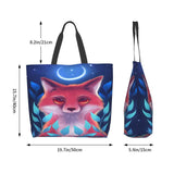 Moon Elf Print Large Capacity Shoulder Bag Customizable