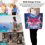 Moon Elf Print Large Capacity Shoulder Bag Customizable