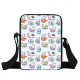 Unicorn Cat Small Crossbody Bag Women Satchel Shoulder Bag