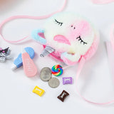 Unicorn Children Shoulder Bag Plush Toys Cartoon Coin Purse Girls Wallet Bag