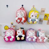 Unicorn Kindergarten Student School Backpack Mini Cartoon Girls Fur Schoolbag