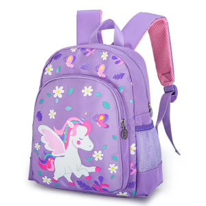 Unicorn Printed Backpack Children Primary School Bag Kids Cartoon Sequin