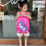Unicorn School Backpack Cartoon Schoolbag for Girls Large Capacity