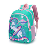 Unicorn School Backpack Cartoon Schoolbag for Girls Large Capacity
