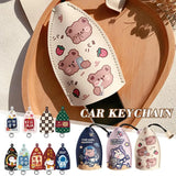 Unisex PU Leather Key Bag Car Key Holder Case