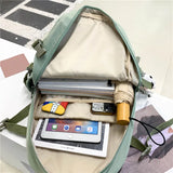 Women Backpacks Waterproof Multi-Pocket Nylon School Backpack for Student