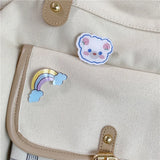 Canvas Shoulder Bag Lattice Handbags for Women Large Capacity Shopping Bag