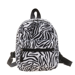 Girls Lightweight Animal Print Butterflies Mini Backpack Adjustable Strap