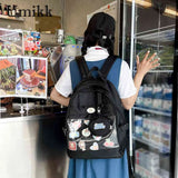 Women Ita Bag Backpack Nylon Japanese Preppy Style School Book Bags