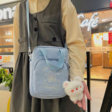 Large Capacity Corduroy Schoolbag for Student Travel