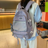 Women Multi-Pocket Waterproof School Backpack
