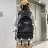 Women Multi-Pocket Waterproof School Backpack