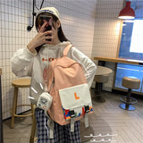 Women School Bag Girls Nylon Travel Rucksack Anti Theft Bookbag Waterproof