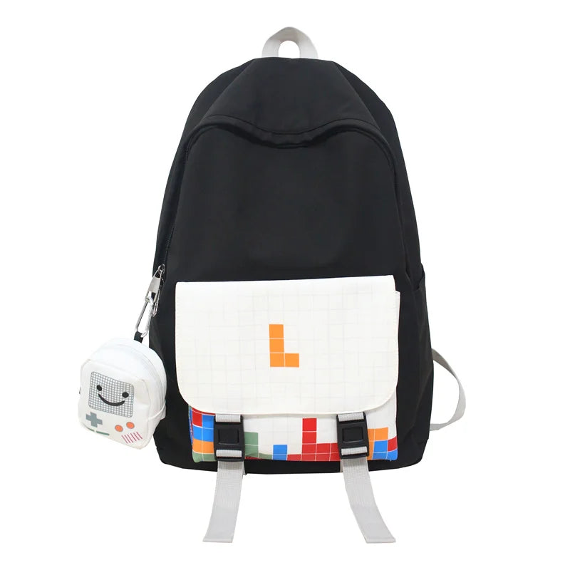 Women School Bag Girls Nylon Travel Rucksack Anti Theft Bookbag Waterproof