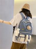 Women School Bag Girls Student Nylon Backpack Female Large Capacity Bookbag