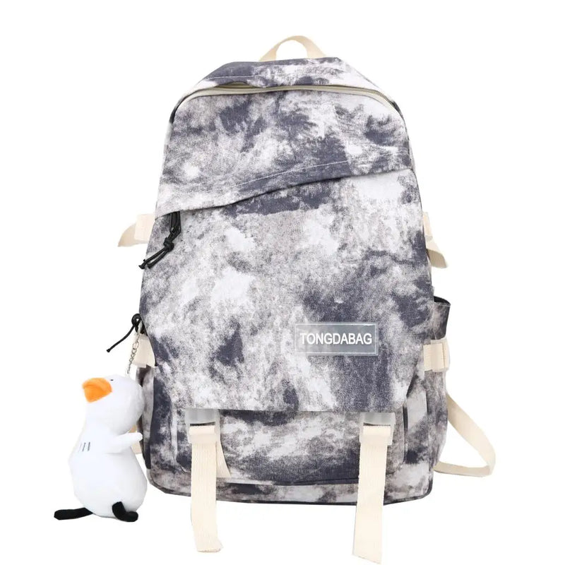 Women Schoolbag Girls Anti Nylon Backpack Student Bookbag Large Capacity