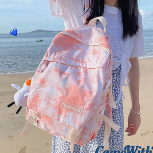 Women Schoolbag Girls Anti Nylon Backpack Student Bookbag Large Capacity
