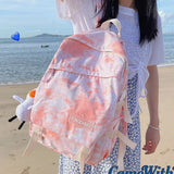 Women Schoolbag Girls Anti Nylon Backpack Student Bookbag Large Capacity