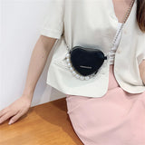 Women's Mini Heart-shaped Lipstick Bag Candy Shoulder Crossbody