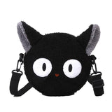 Cartoon Plush Shoulder Bag Autumn Winter Student Purse Female Messenger Bag