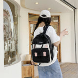 Cat Women Backpack Large Capacity School Bags For Teenagers Girls