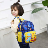 Dinosaur School Bag Kids Backpack Boys Girls Kindergarten Cartoon Bags
