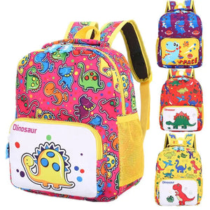 Dinosaur School Bag Kids Backpack Boys Girls Kindergarten Cartoon Bags
