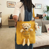 Japanese Bear Doll Cross-body Bag