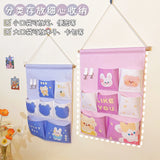 Fabric Hanging Bag Wall Door Storage Mobile Phone Dorm