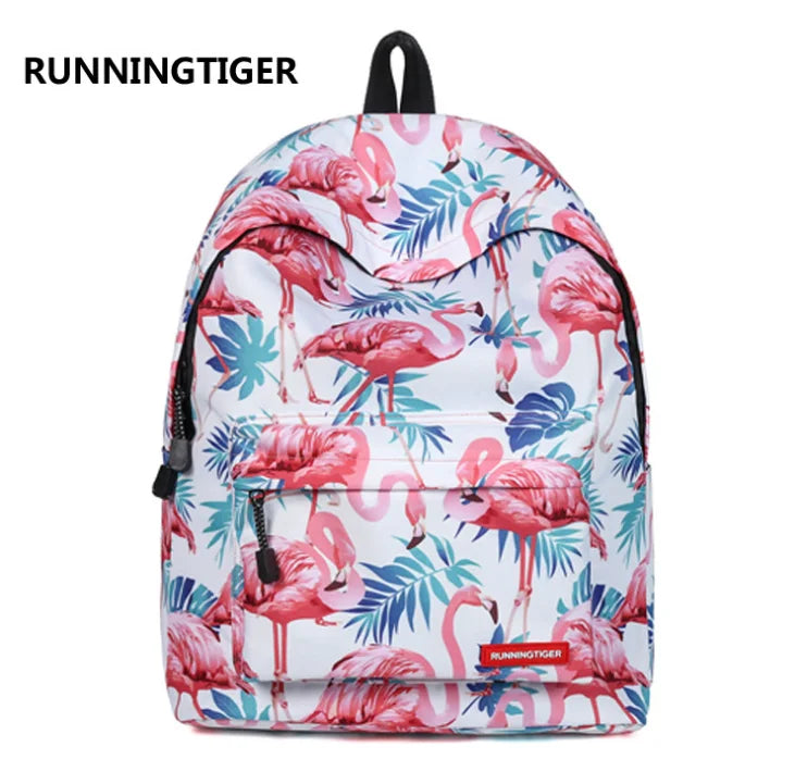 Flamingo Backpack for Junior School Pupils
