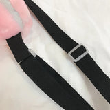 Fluffy Rabbit Fur Chain Bag Lady Cartoon Bear Shoulder Bag