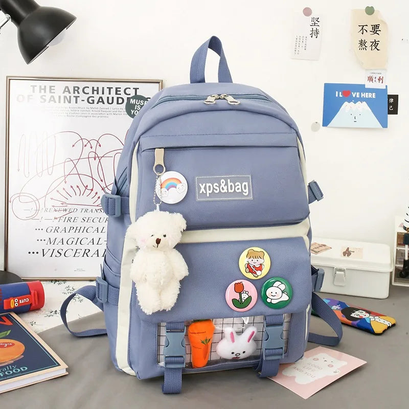 Large Capacity School Backpack for Girls & Boys