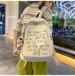 Large Capacity Student Backpack for Girls