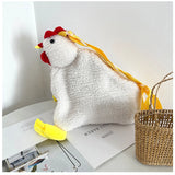 Plush Shoulder Bag Girl Large Capacity Messenger Purse