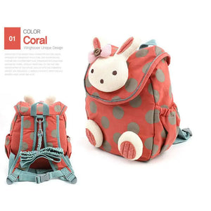 Rabbit Kids Backpack for Girls - Anti-Lost Toddler Backpack