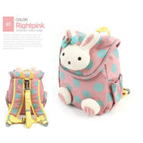 Rabbit Kids Backpack for Girls - Anti-Lost Toddler Backpack