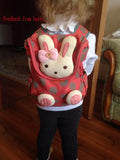 Rabbit Kids Backpack for Girls - Anti-Lost Toddler Backpack