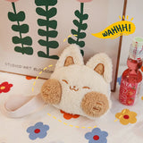 Rabbit Plush Bag Female Furry Messenger Bag Girl Heart Doll Toy Shoulder Bag