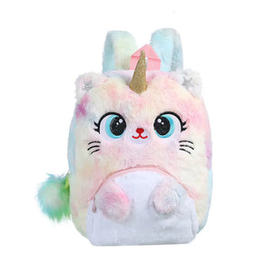 Big Eyes Cat School Backpack for Kids