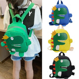 3D Cartoon Dinosaur Mini Backpack for Toddler Kids