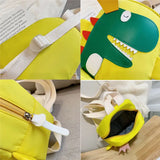 3D Cartoon Dinosaur Mini Backpack for Toddler Kids