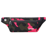 Canvas Waist Pack Outdoor Sports Bag Men Women Cycling Bag