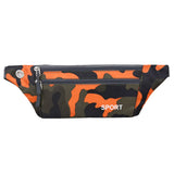 Canvas Waist Pack Outdoor Sports Bag Men Women Cycling Bag