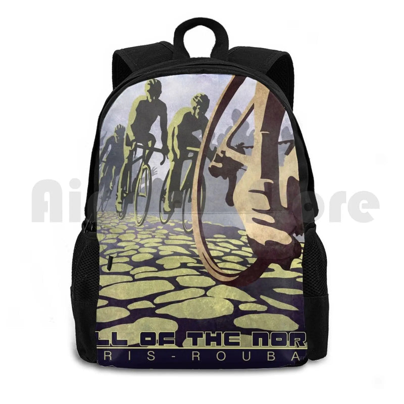 Retro Paris Roubaix Hiking Backpack