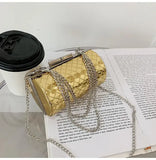 Metallic Silver Evening Clutch Bag Women Bags For Wedding Party Handbags