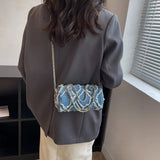 Denim Small Women Shoulder Bag Crossbody Tote Messenger Bag