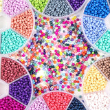 Czech Crystal Glass Seed Beads Kit with Charms Box