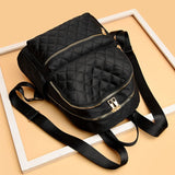 D0LF Women's Nylon Travel Backpack Small Shoulder Bag Casual Daypack