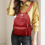 D0LF Women's Nylon Travel Backpack Small Shoulder Bag Casual Daypack